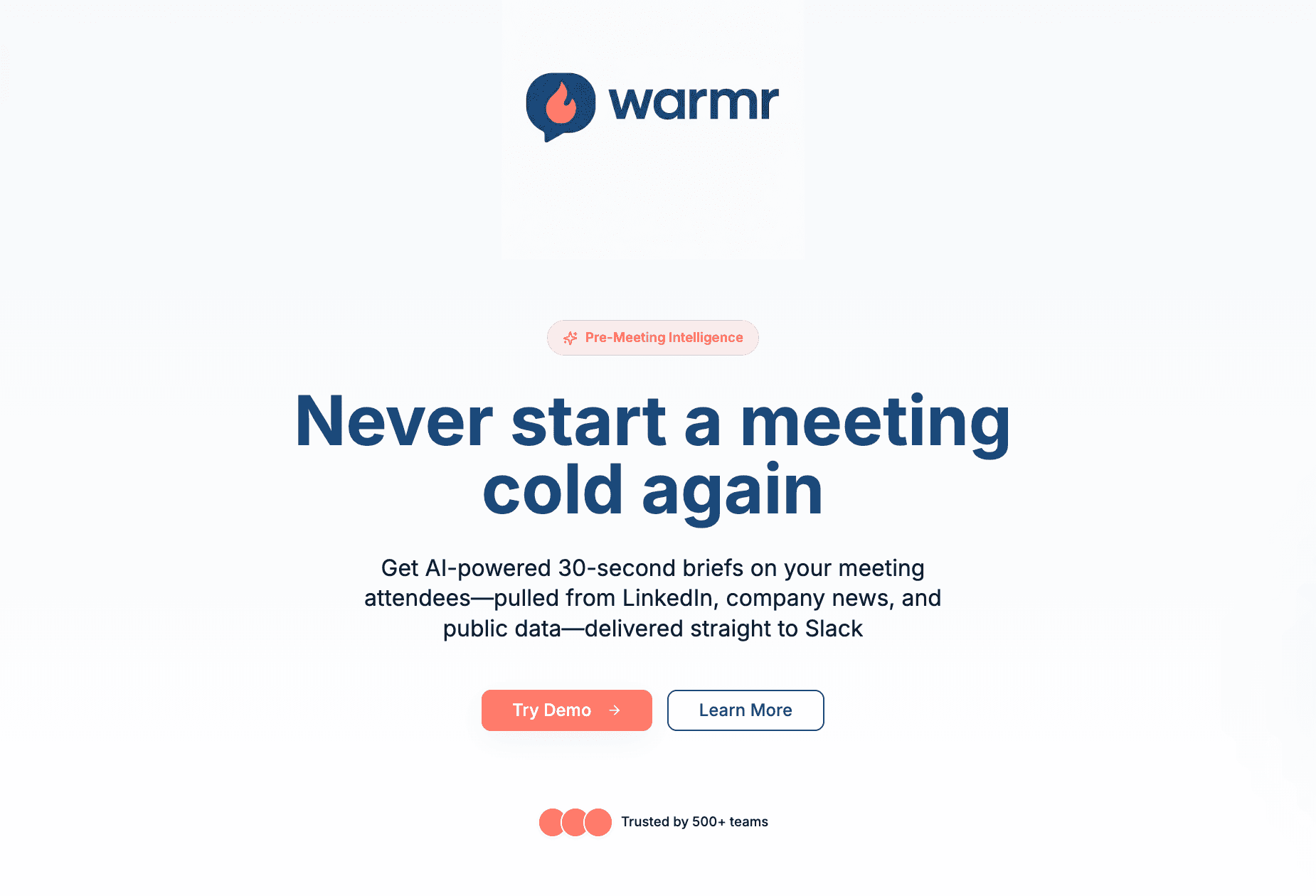 Cut Pre-Meeting Research Time by 80%